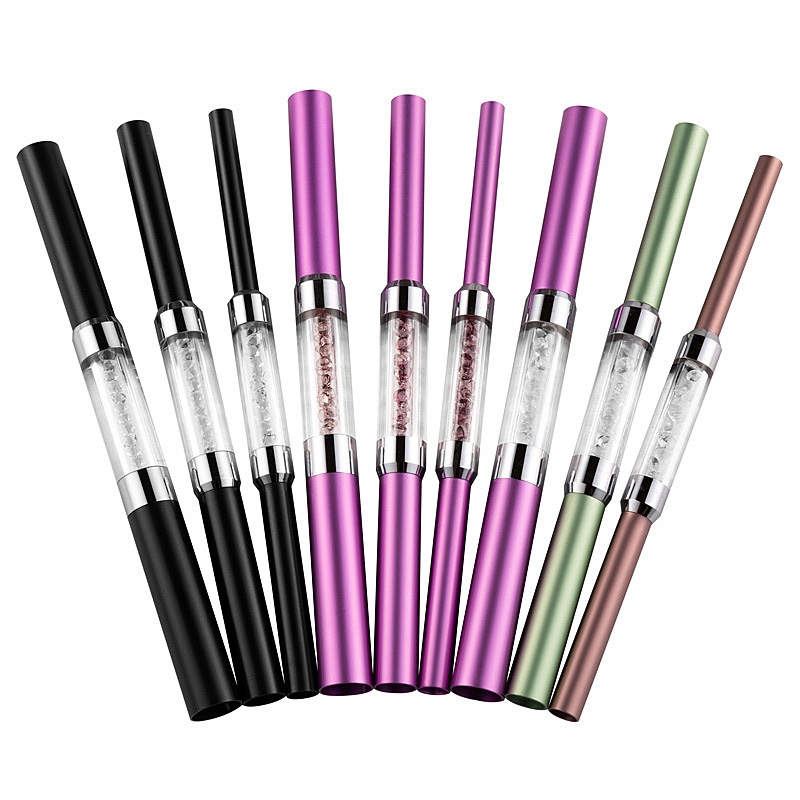 New Design  3pcs Metal Handle Artificial Nail Tool