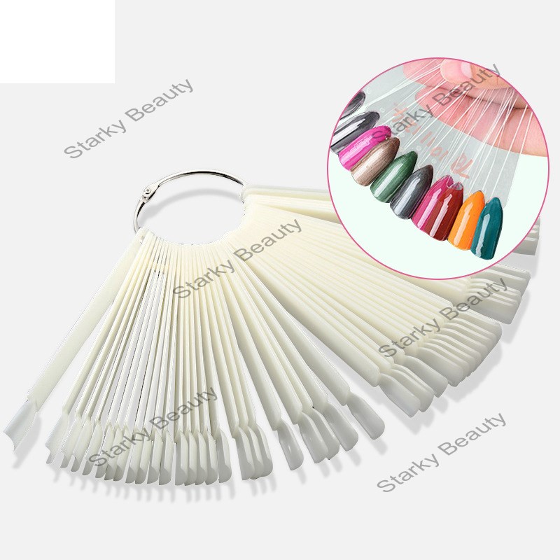 50colors fan nail tip display