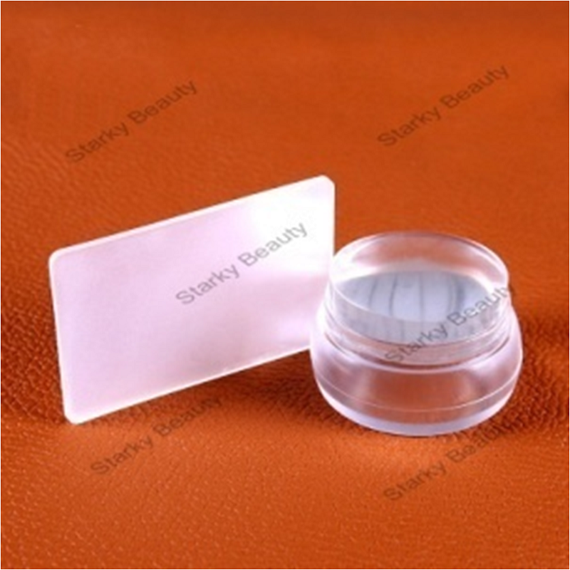 Plastic transparent nail stamper