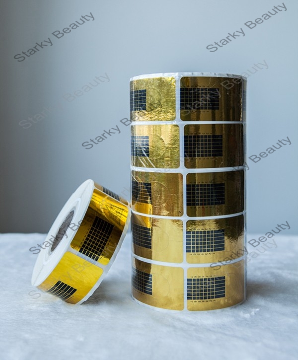 Square Form (Gold, 500pcs/roll)