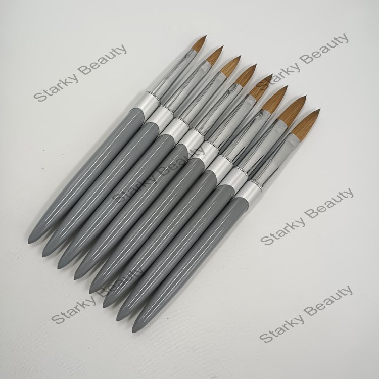 Siberian mink hair nail pen, animal hair nail art crystal pen, mink hair brush
