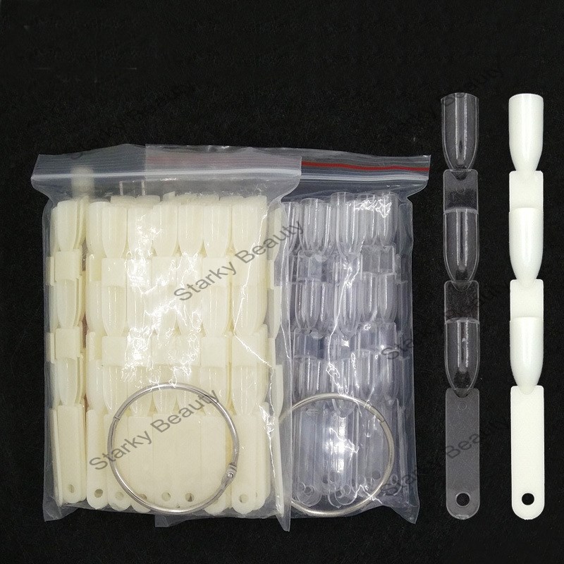 50pcs/bag new fan plastic nail polish Color Tip Stick