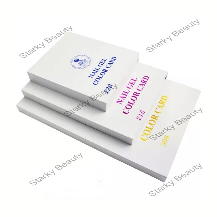 120/216/308 Colors Nail gel color book