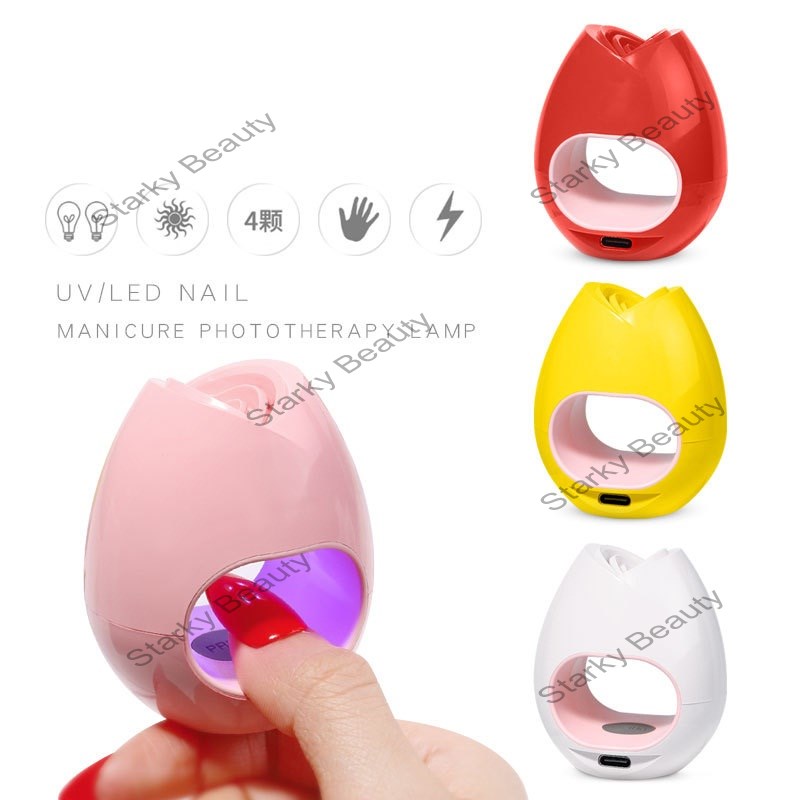 Cute 16w Rose Private Label Portable Small Mini UV Led Nail Lamp