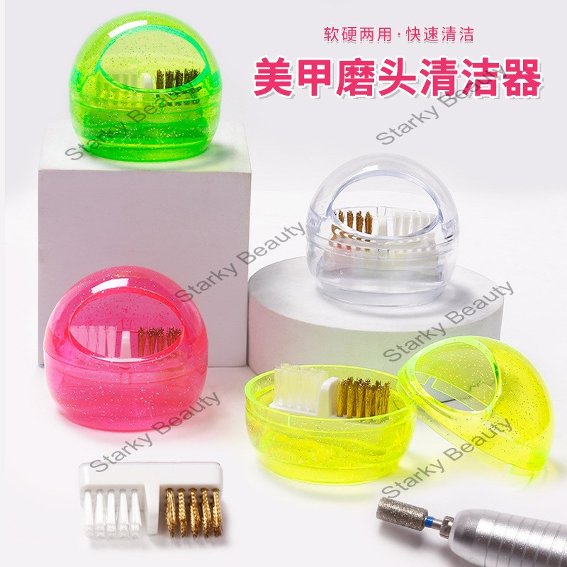 Drill head bits cleaner