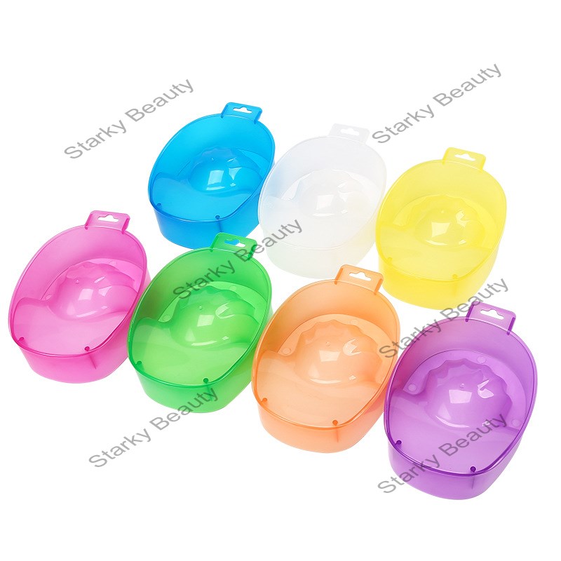 PP Nail care bubble hand bowl Translucent color bubble hand bowl