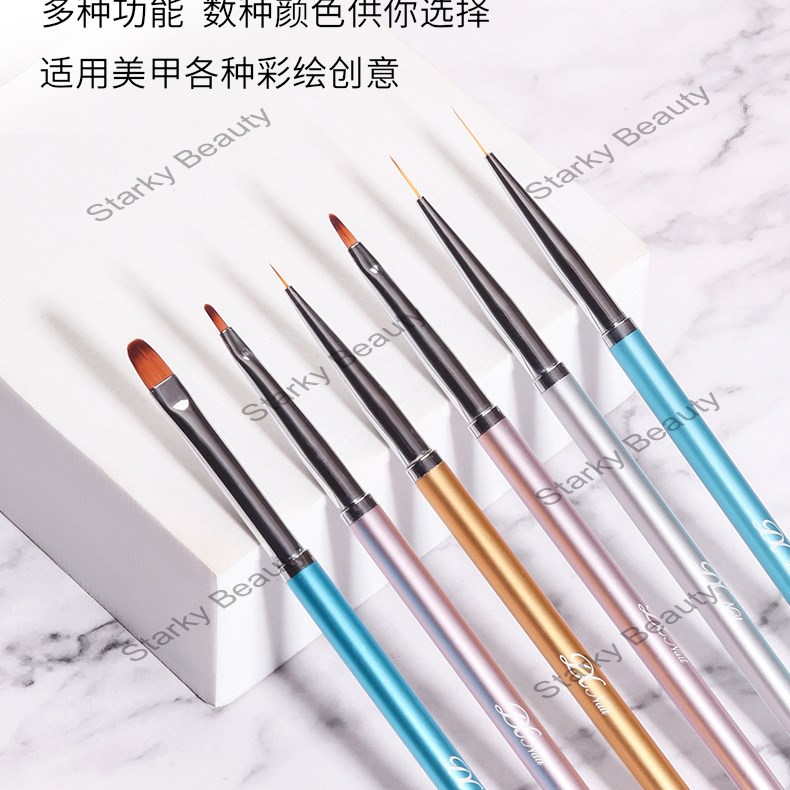 3pcs blue pink liner drawing pen color painting set