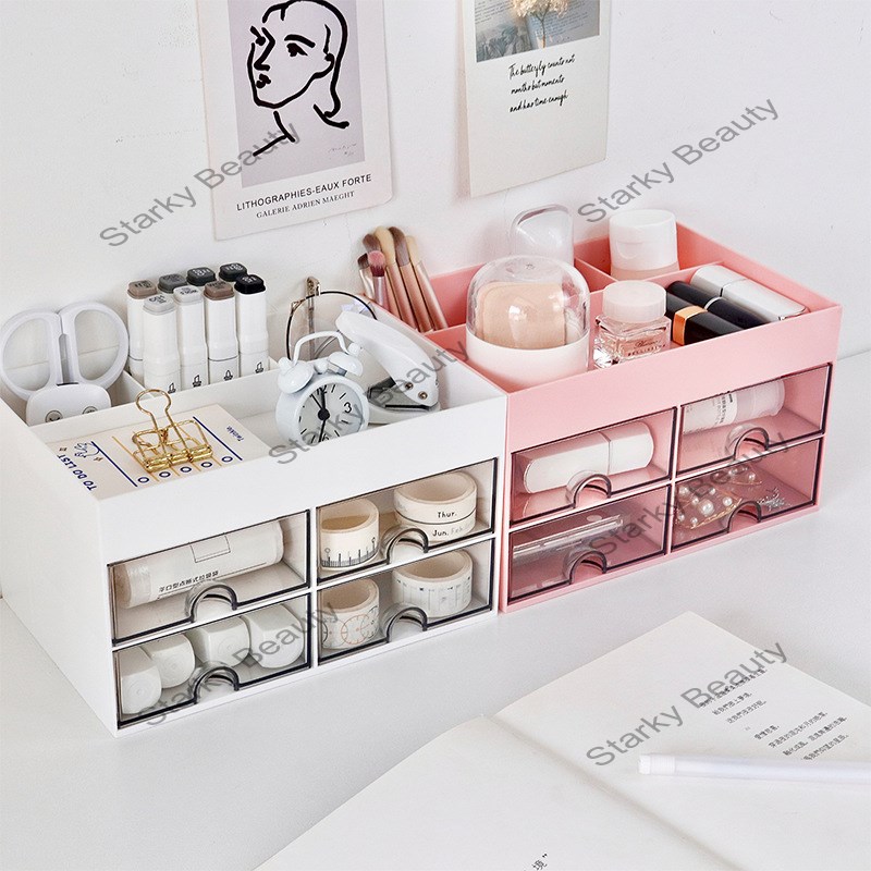 Nail beauty storage box desktop drawer storage box