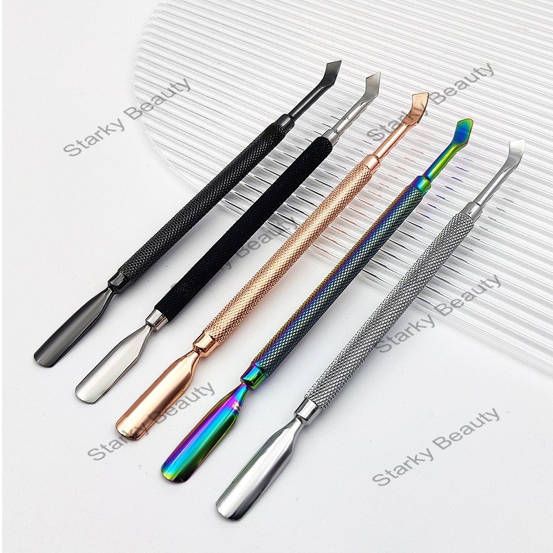 Professional Cuticle Fork Trimmer Remover For Nail Art Pedicure Manicure Cuticle Pusher