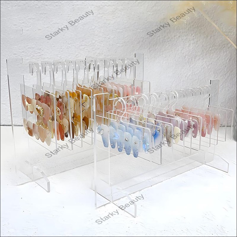 Wearing Nail Display Board Style Acrylic Color Card