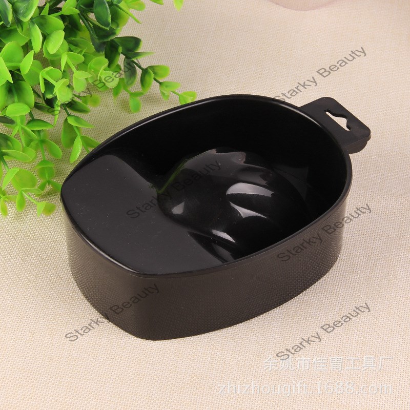 AS Material Black nail bowl(can not be used for acetone)