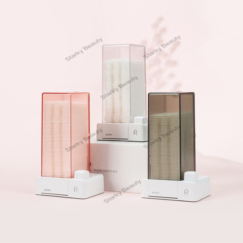 Automatic makeup cotton pads box for nail polish remover pads 5X6CM