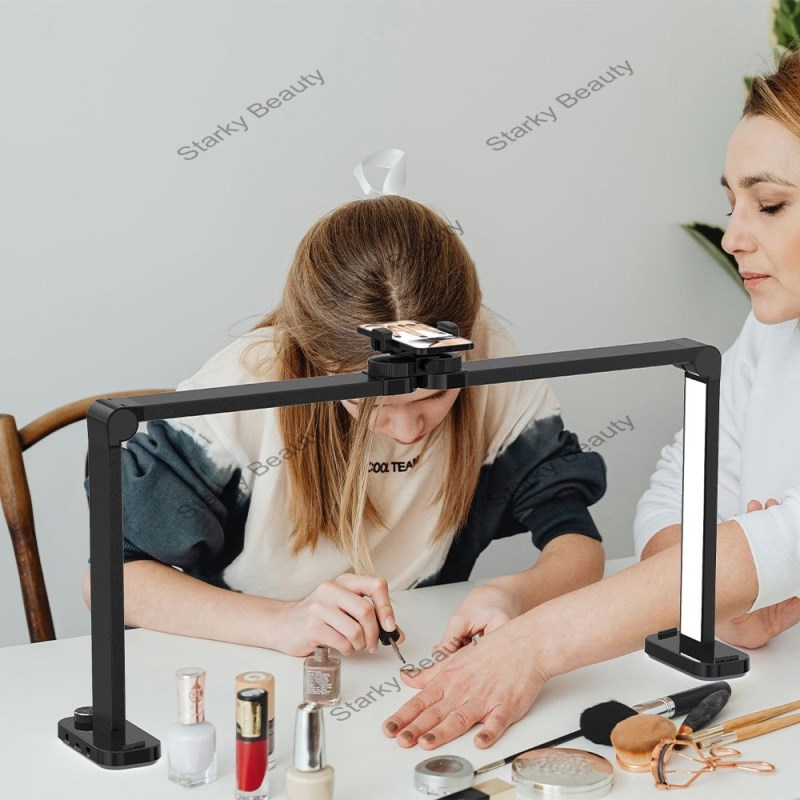 Foldable Half Moon Nail, Eyelash, Tattoo and Beauty Salon Special Lighting Supplement Light
