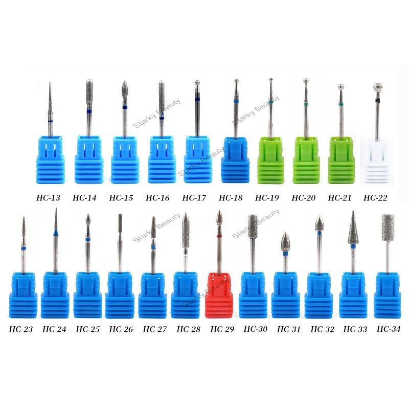 Tungsten Carbide Nail Drill Bit Foot Cuticle Clean Burr Bits For Manicure Nail Drill
