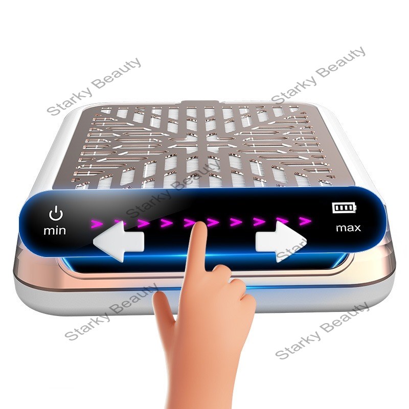 Brushless Fan Intelligent LCD Touch Screen 80W High Power Storage Nail Vacuum Cleaner