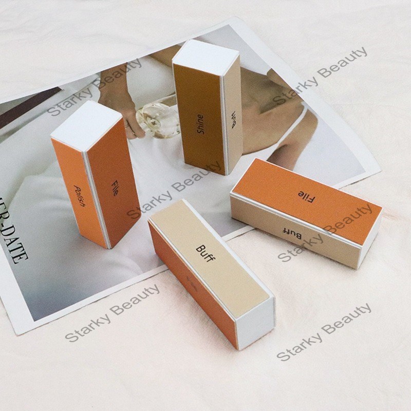Four sided nail sponge file, nail polish, nail grinding tool, specialized sanding strip