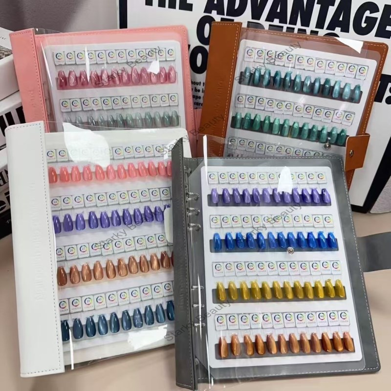 Nail Color Card Board Display Album Nail Salon Special Color Testing Display Board