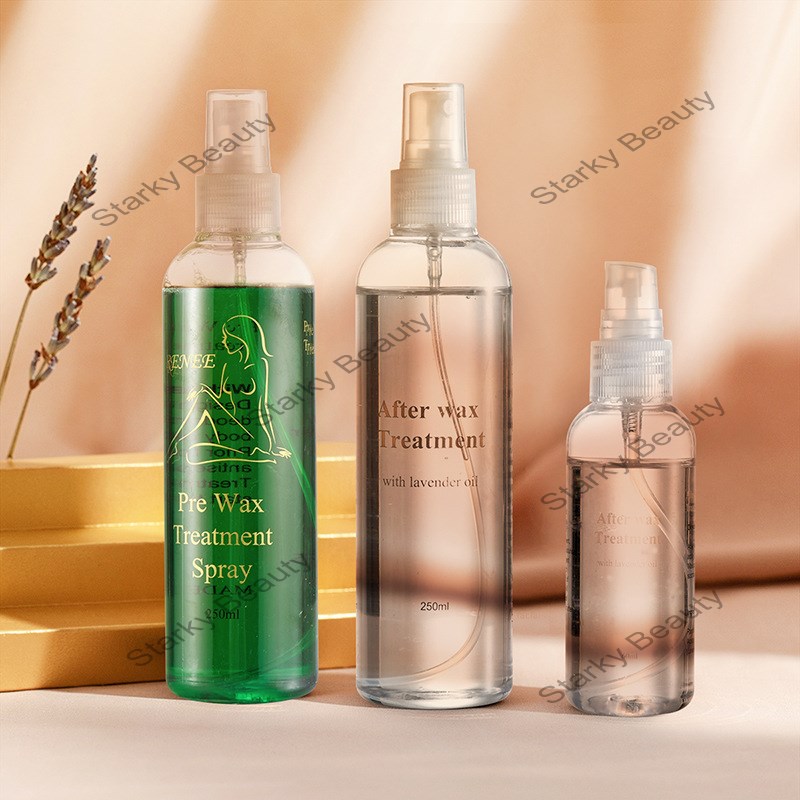 Cleaning oil, hair removal care solution, pre wax oil, post wax oil, cleaning solution, washing wax,