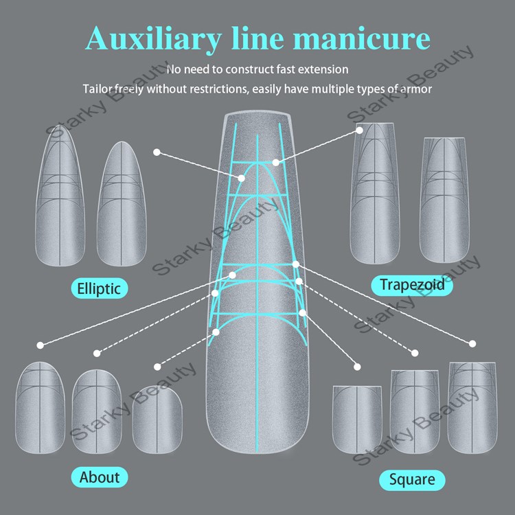 Scale, ultra-thin and scratch free nail plate, extended wearing, full/half special nail plate