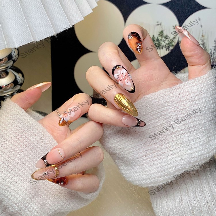 2025 Handmade wearable nail art, handmade nail art, fake nails