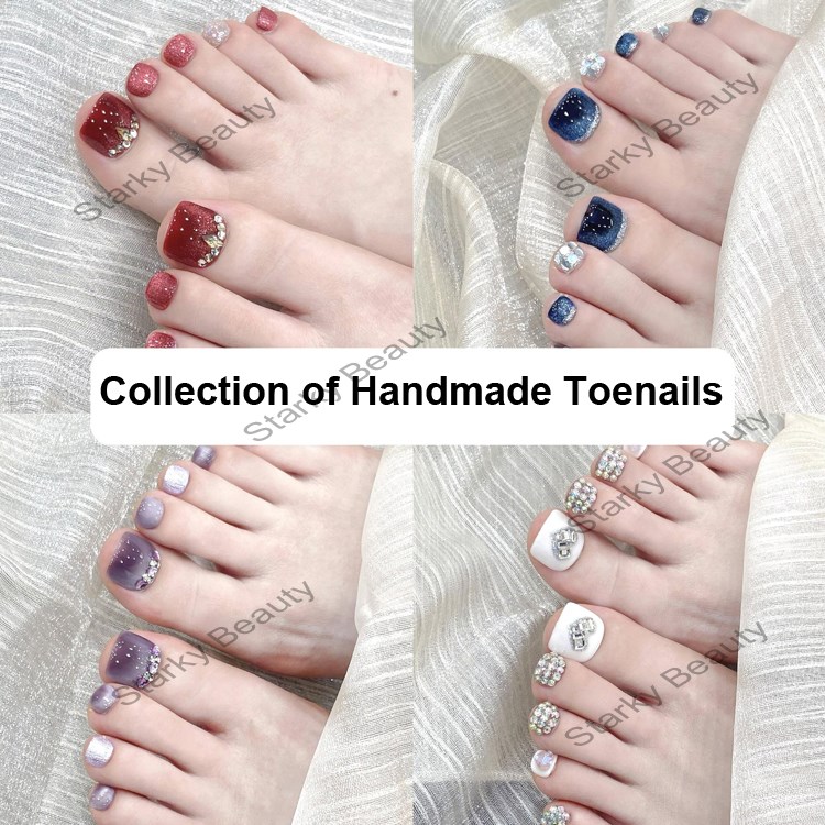 Handmade wearing of nail, toenail, and nail art products with a high-end feel when wearing armor
