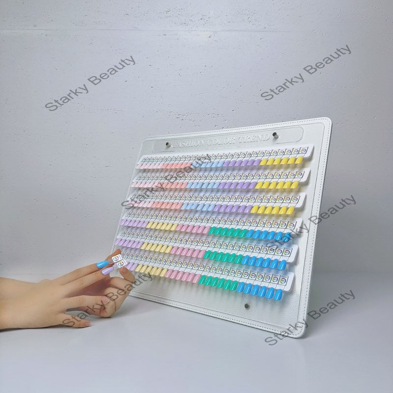 Nail Wearing Storage Book Nail Salon Specific Color Testing Display Board