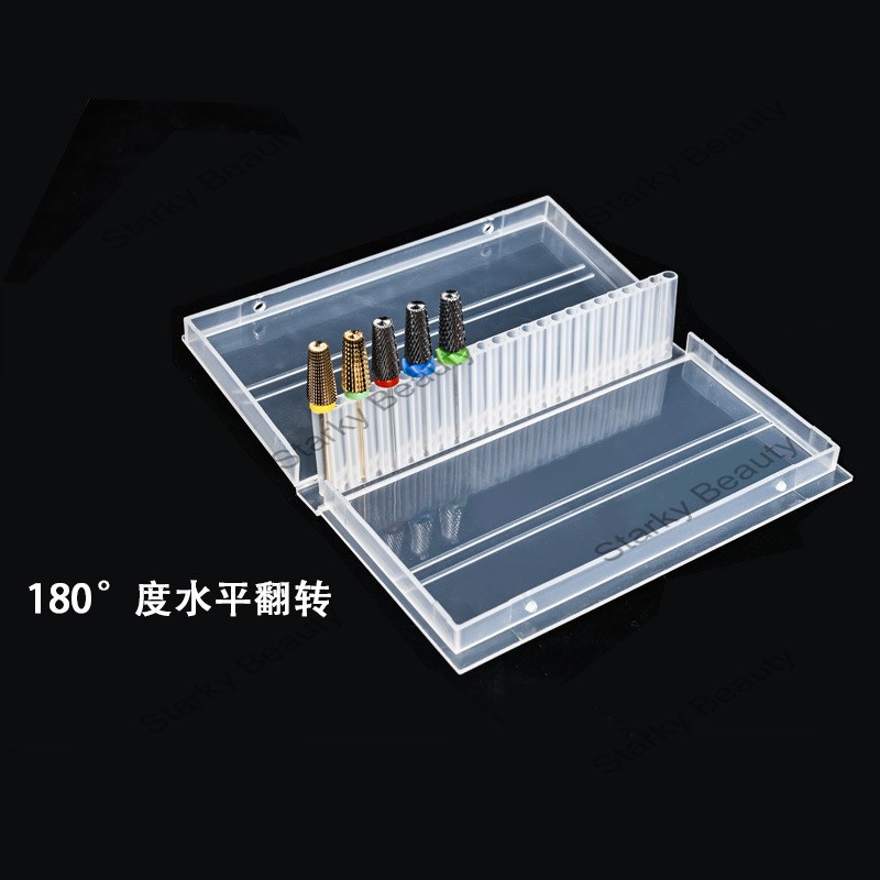 Nail Art 20/24/30hole Polishing Head Storage Box