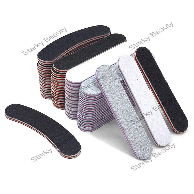 Nail Tools Mini Nail File EVA Double sided Coarse and Fine Grinding and Polishing Strip Factory