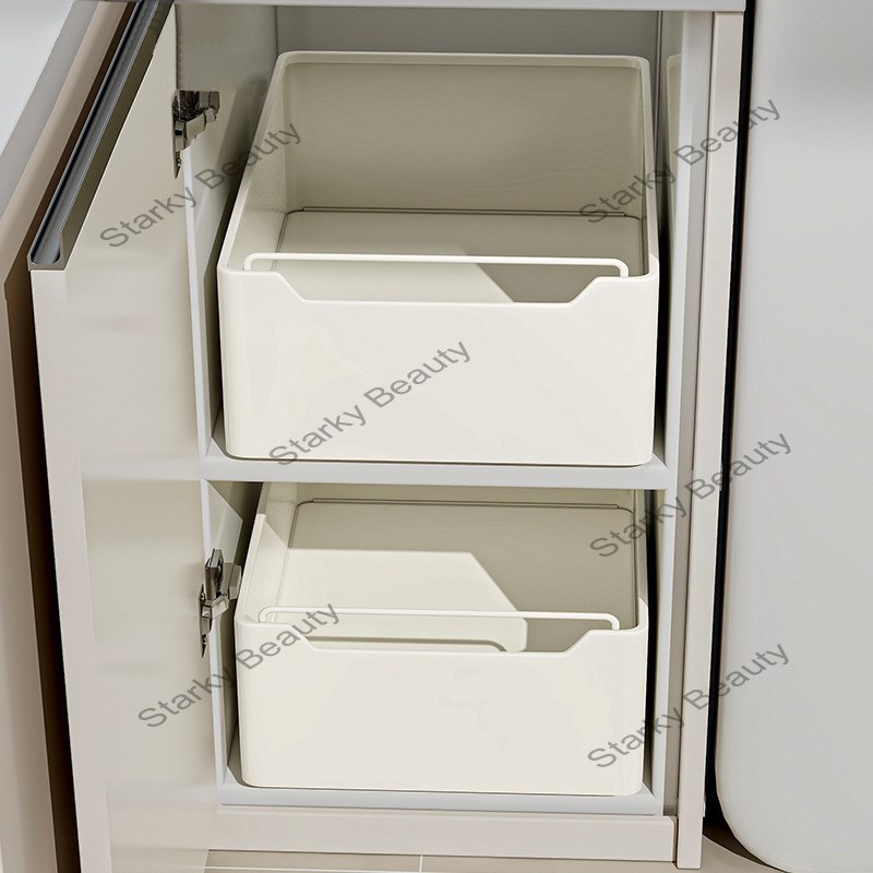 Pull out Storage Rack Cabinet Drawer Storage Organizer Multi functional Storage Box