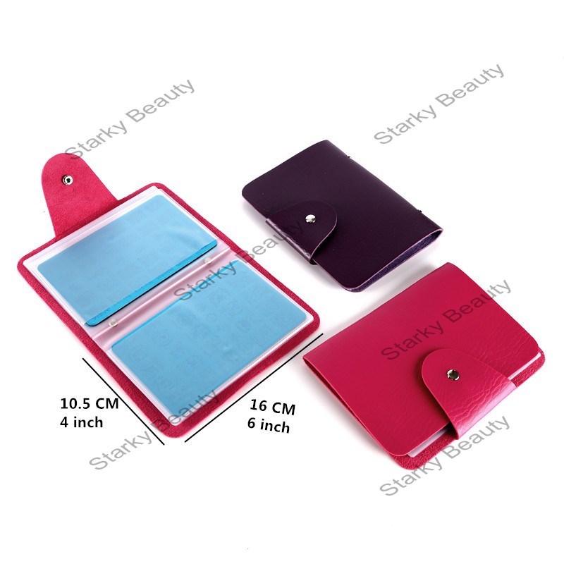 Nail Stamp Template Holder Album Storage For 9.5*14.5CM Stencil