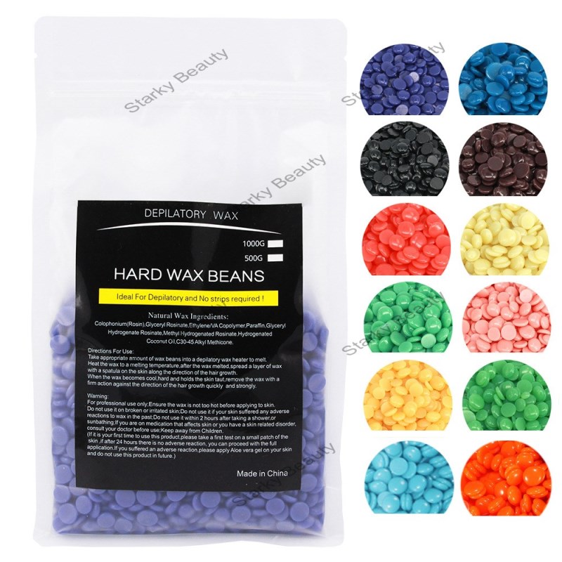 Hair removal hard wax beans no wax paper nose hair wax hard wax hard wax beans 500G