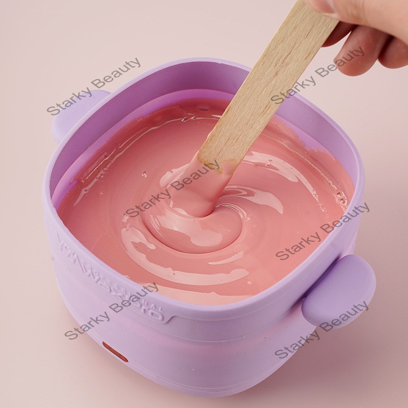 400ml Non stick Pot Wax Melting Machine Foldable Water Washable Silicone Inner Container