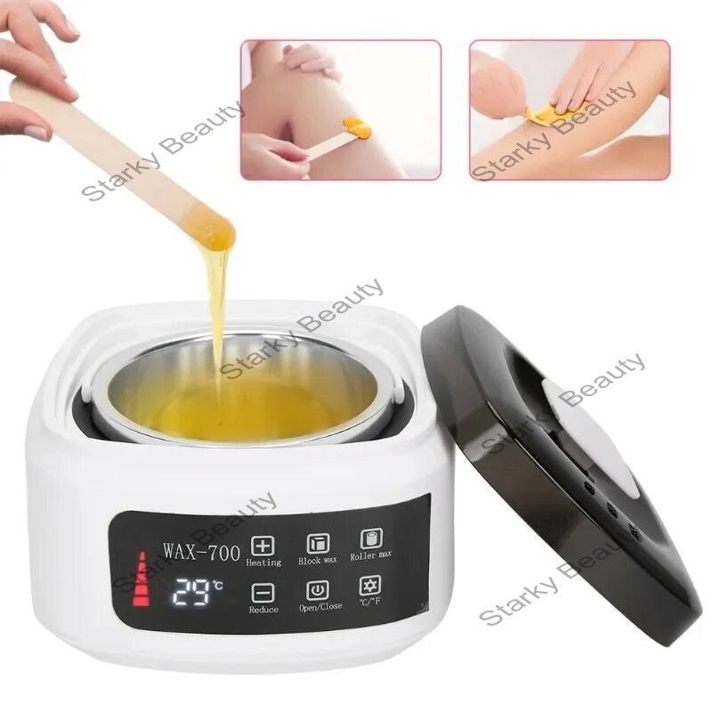 500ml Wax Heater, Electric Hair Removal Wax-Melt Warmer with Automatic Temperature