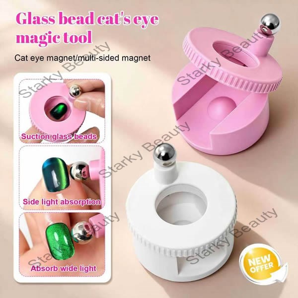 Auto Rotating Nail Art Magnet Wide Beam Strong Magnet