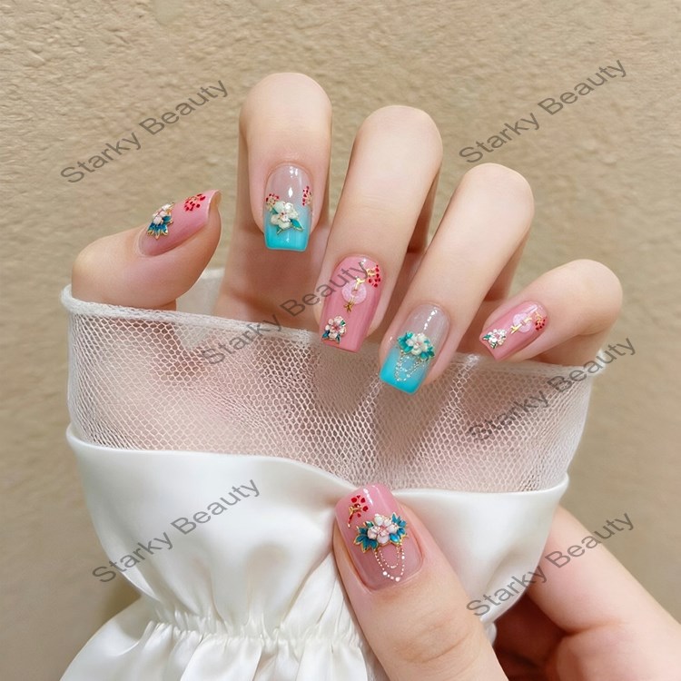 Nail stickers Korean floral stickers Nail factory Spring/Summer floral nail accessories