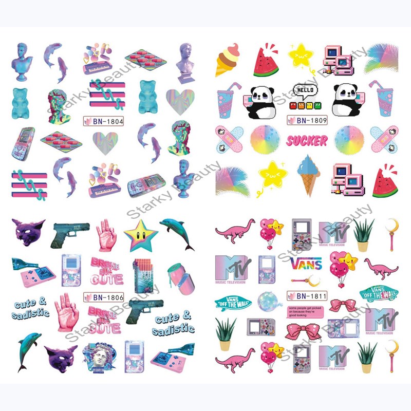 New design water nail sticker & decals