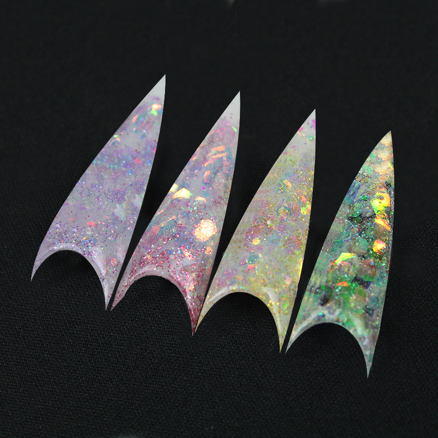 aurora nail glitter