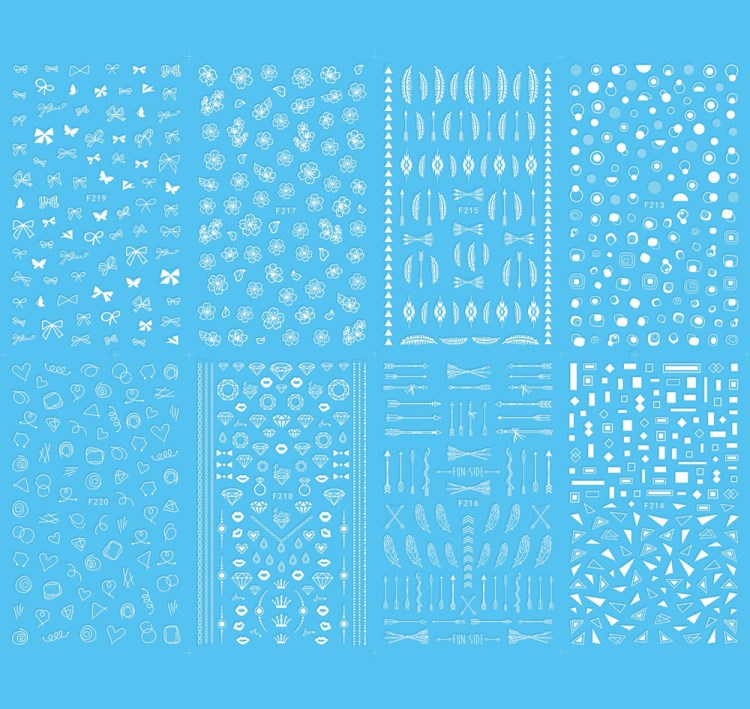 3d self-adhesive really fashion nail art sticker