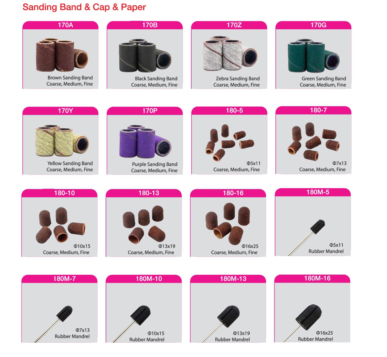 color nail sand ring nail polisher supplies sanding yarn ring