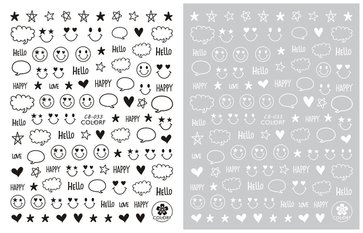 fashionable wavy bowknot design 3d nail stickers