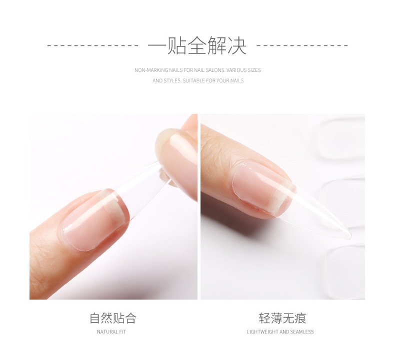240 pieces long water drop square trapezoidal false nails tips