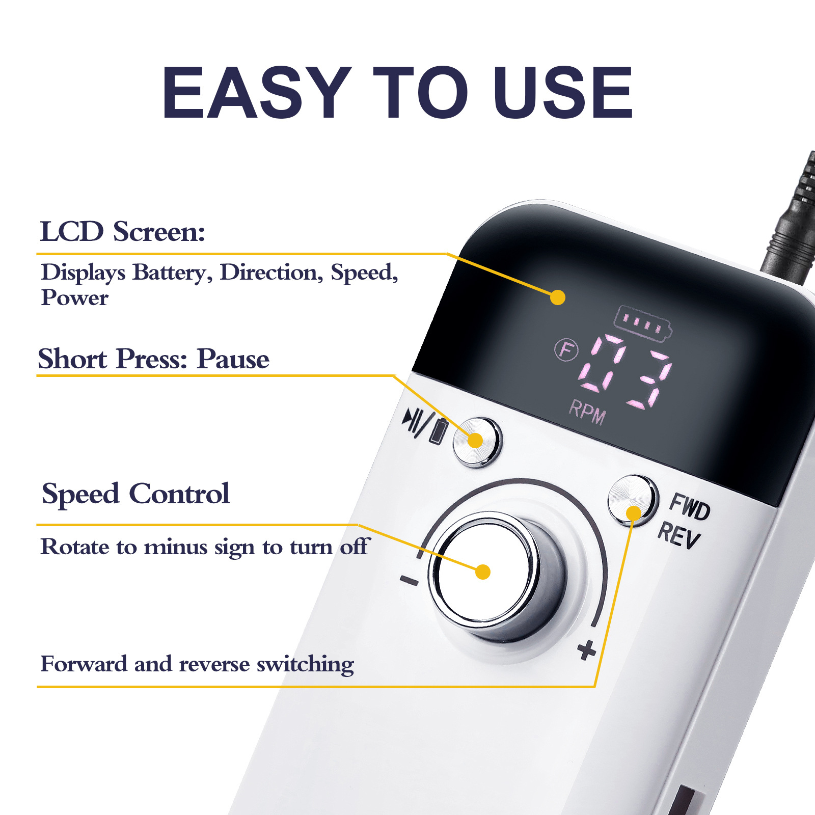 nail removal v6 polishing machine 45000 rpm power storage portable electric nail polisher