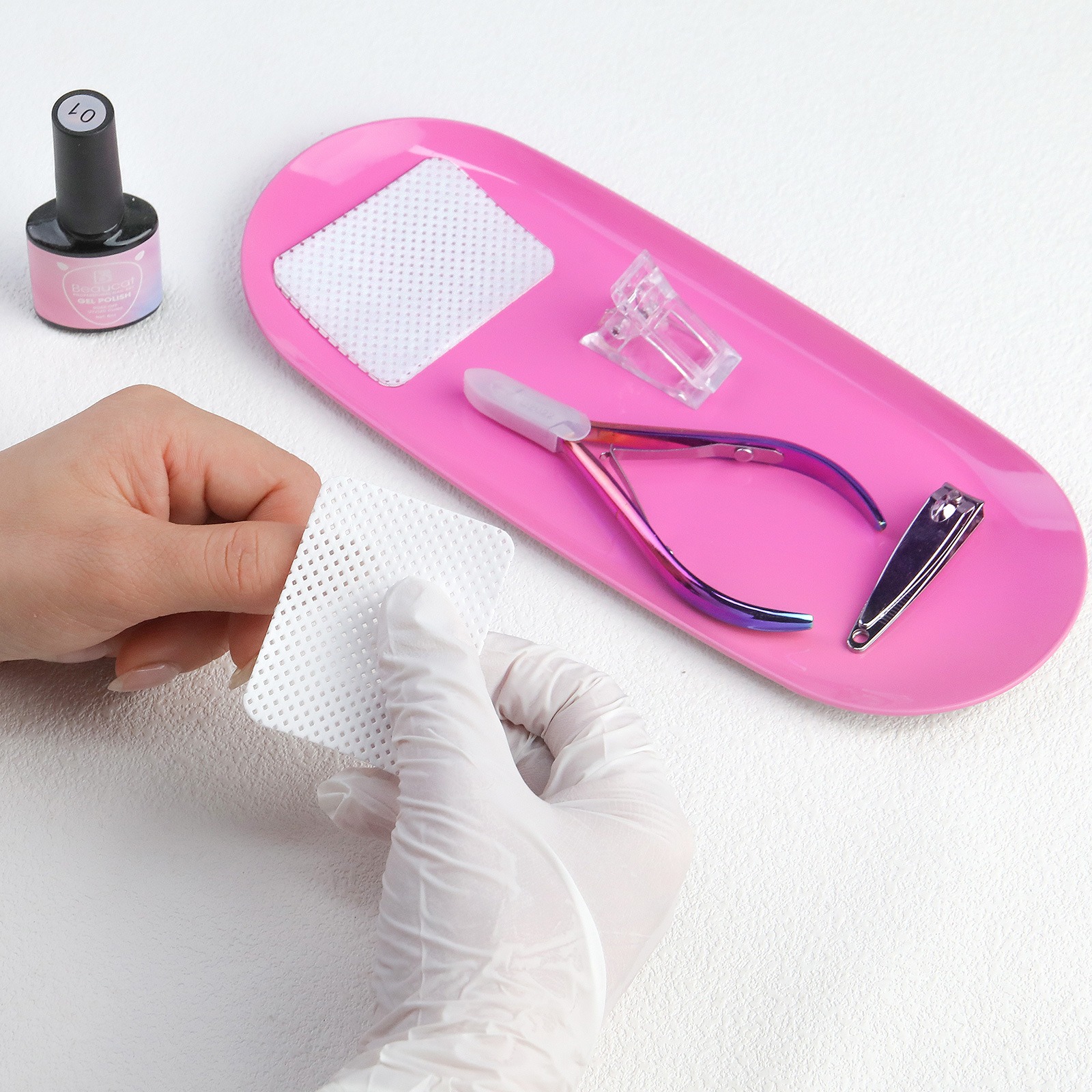 nail art accessories heart-shaped tray nail art storage tray