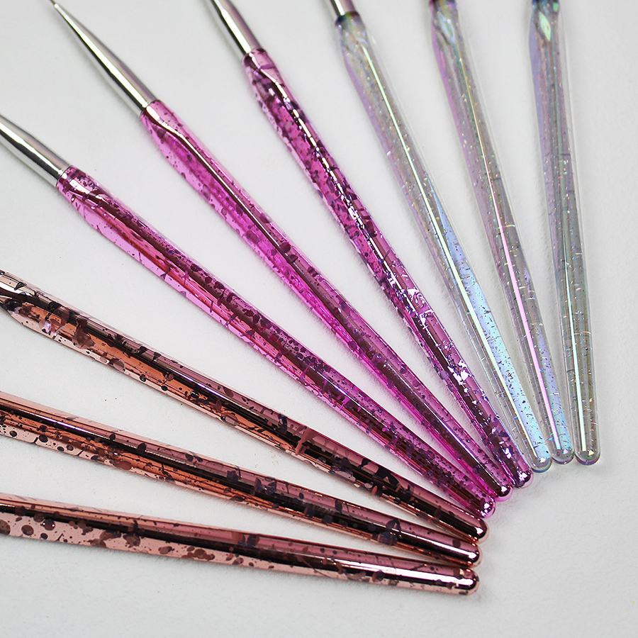 electroplated transparent ergonomic pen holder line