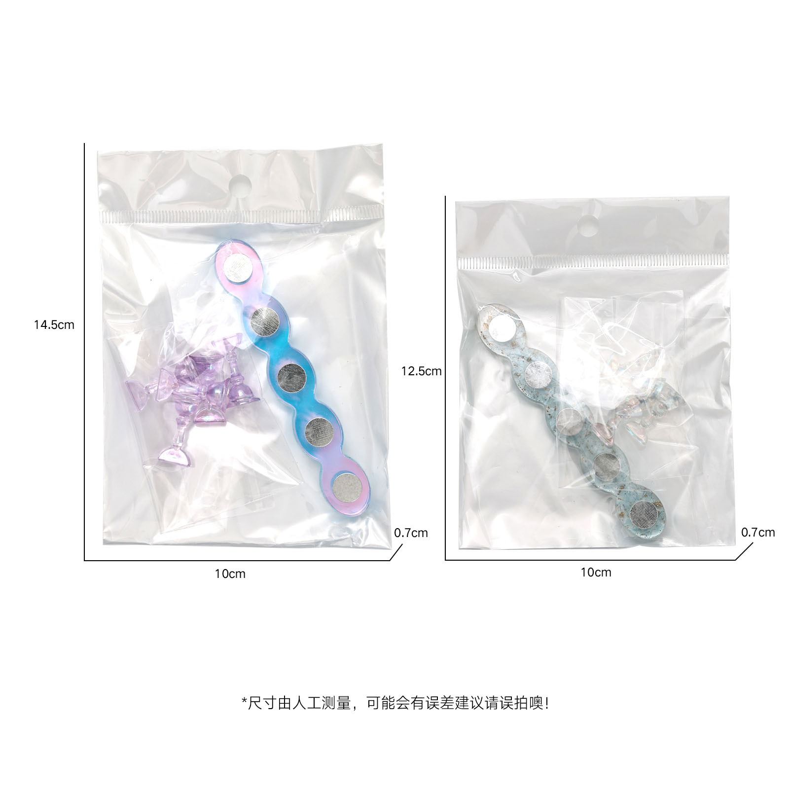 nail practice nail holder, colorful aurora practice nail holder, beginner
