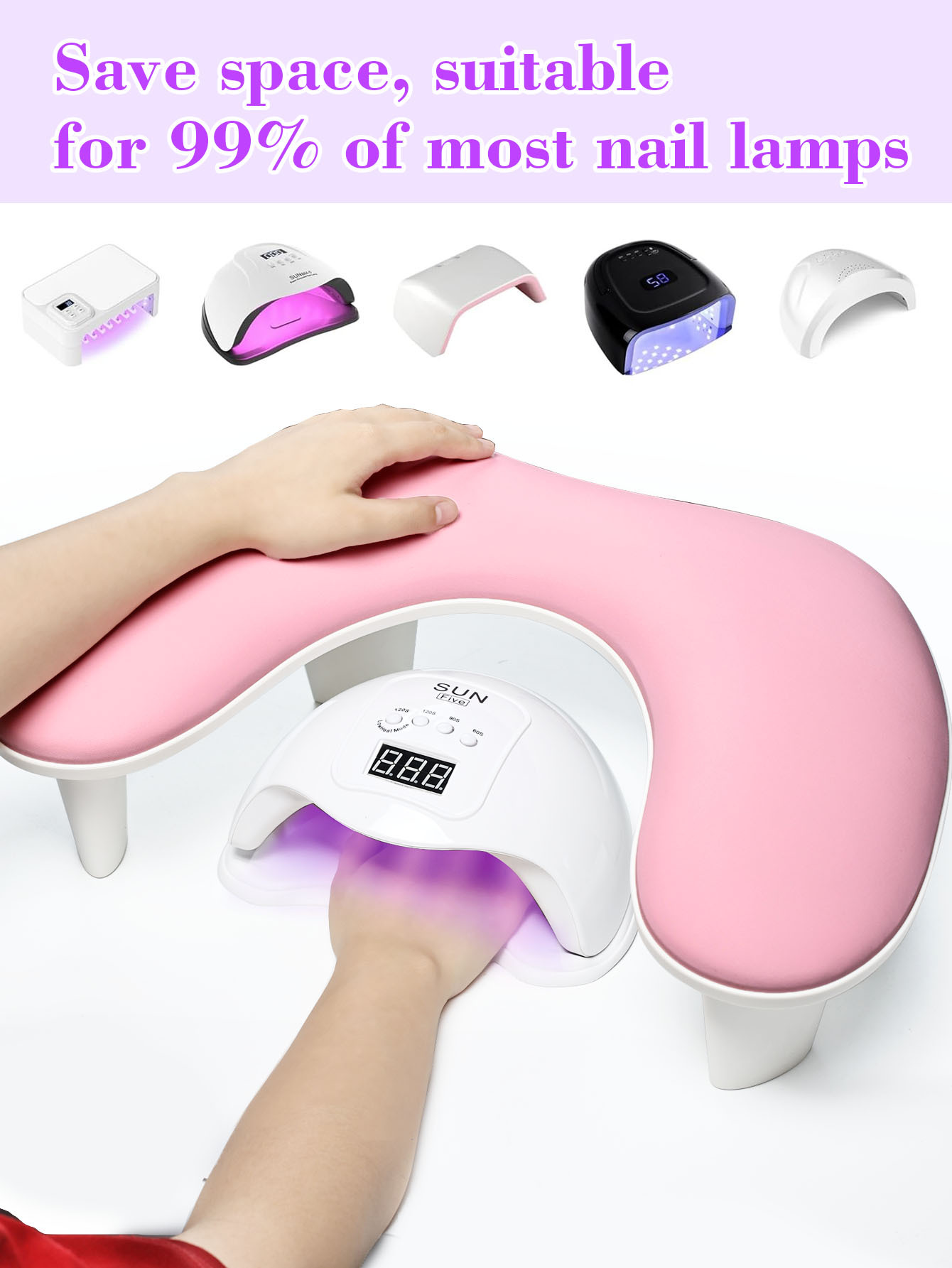 new russian light luxury pu nail hand pillow relieving fatigue, tilting soft pillow cushion