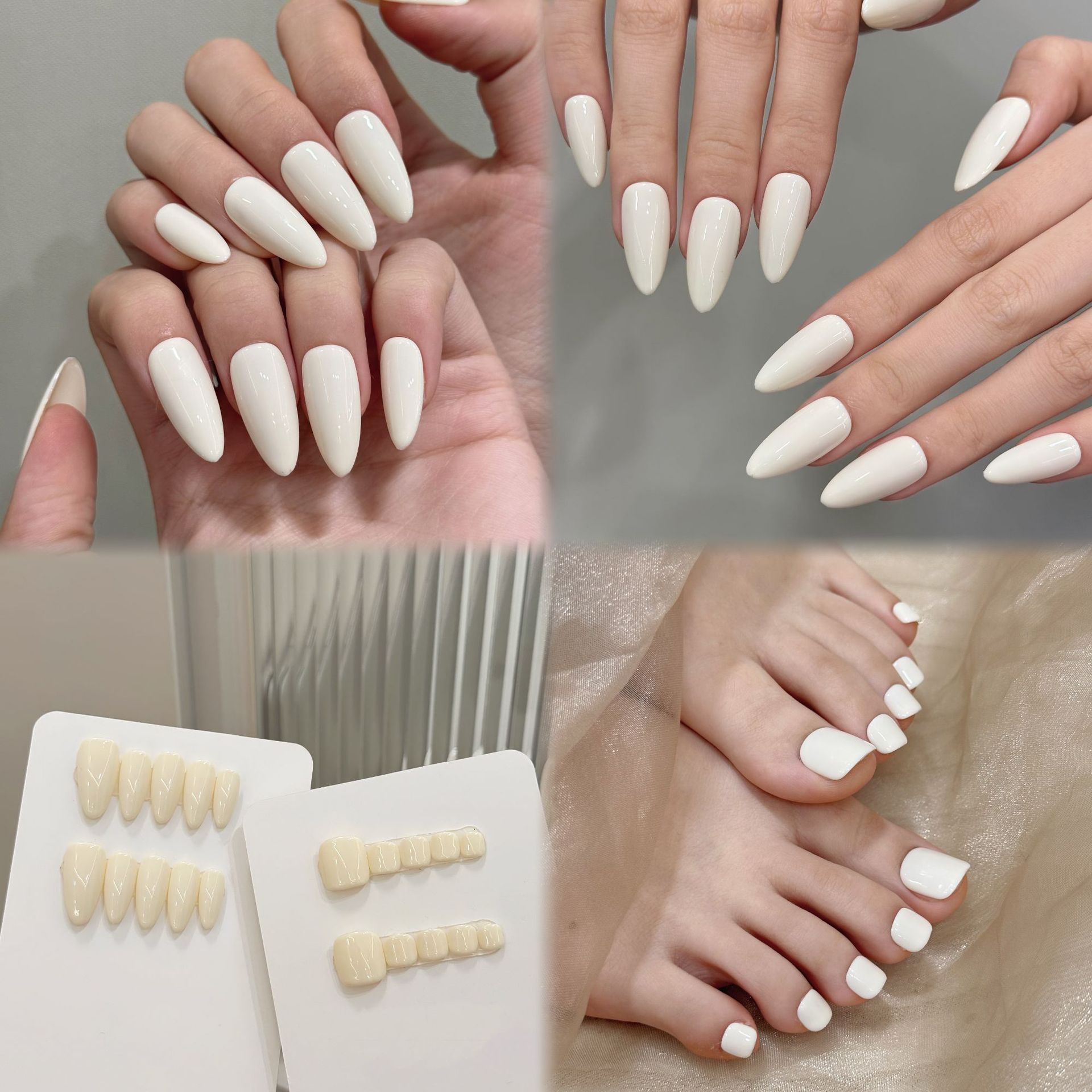 handmade wearing of nail, toenail, and nail art products with a high-end feel when wearing armor