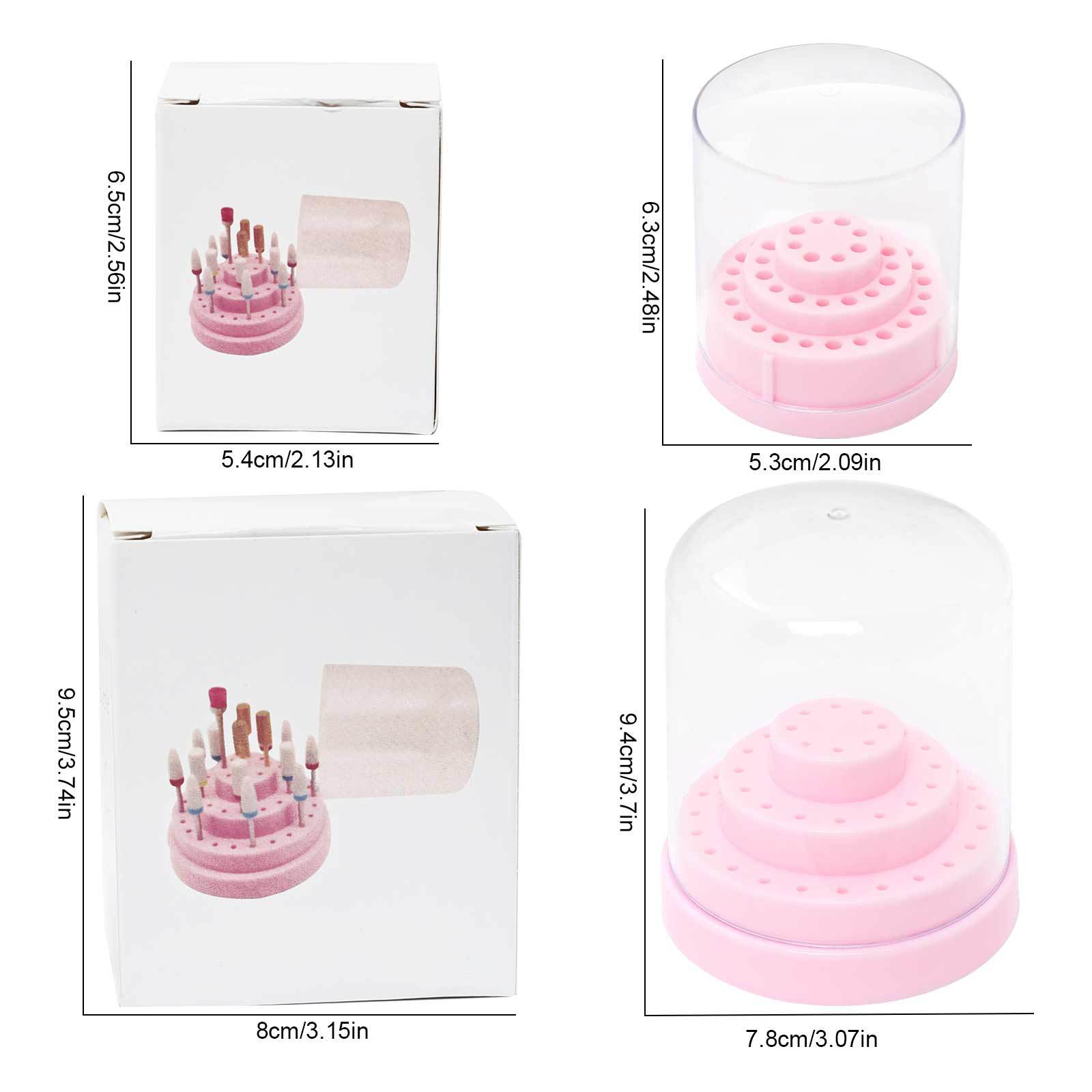 nail tool polishing head storage box 48 hole box small display stand nail tool storage box