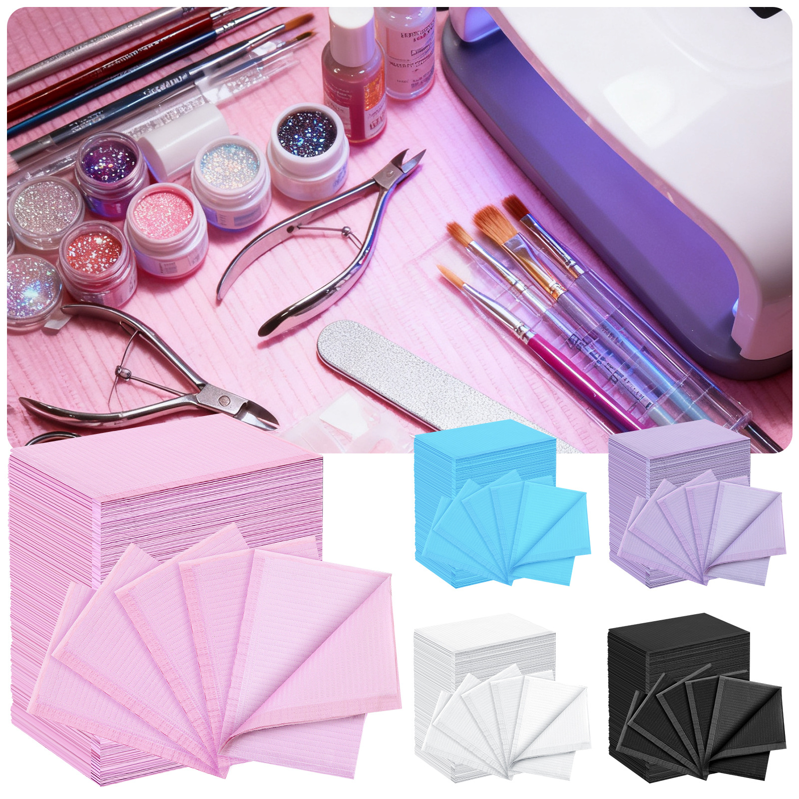 disposable tattoo clean pad waterproof  nail paper tablecloths mat double layer sheets