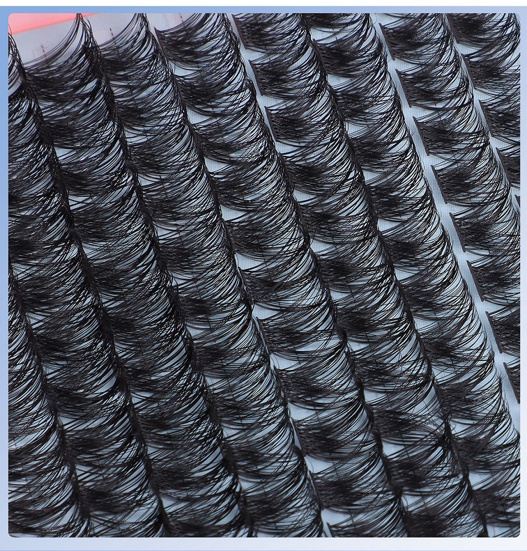 diy single cluster hair false eyelash natural thickening mixed segmented 8-16mm eyelash